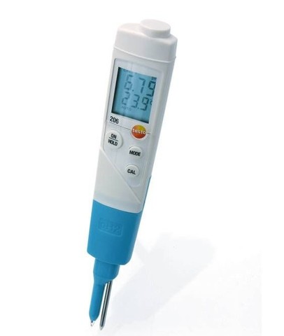 Testeur de PH Testo 206-PH2, tête de sonde pour liquides 0563 2062! Nouveau!! Livraison gratuite!! ► Photo 1/6