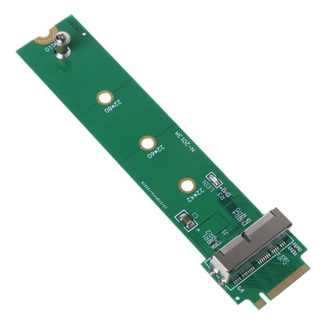 Carte adaptateur PCI-e pour MacBook Air Pro 12 + 16 broches SSD vers M.2 Key M (NGFF), convertisseur pour Pc, accessoires ► Photo 1/5
