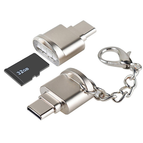 1 PC Portable USB 3.1 Type C lecteur de carte USB-C TF Micro SD OTG adaptateur type-c lecteur de carte mémoire pour Samsung Macbook Huawei LeTV ► Photo 1/6