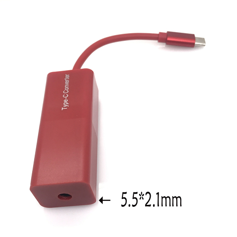 65W Dc USB type C adaptateur d'alimentation convertisseur ordinateur portable prise d'alimentation connecteur prise carrée femelle à USB C chargeur pour Macbook Lenovo Hp ► Photo 1/6