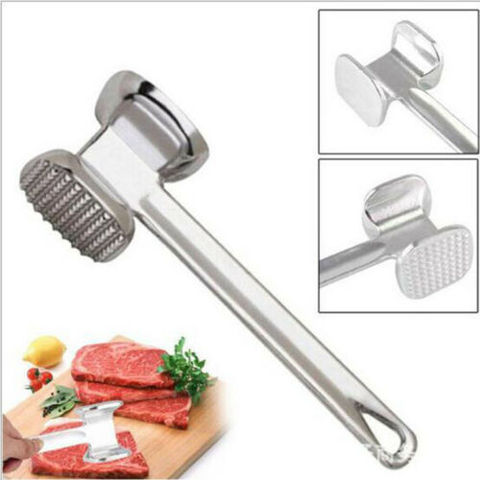 Couteau à Steak, 48 lames, aiguille, viande, bifteck, attendrisseur, maillet, marteau, outils de cuisine ► Photo 1/6