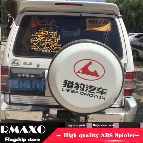 Spoiler arrière pour Mitsubishi pajero V33 sport, Spoiler en matériau ABS de haute qualité, couleur primaire, pour 2003-2008 ► Photo 1/6