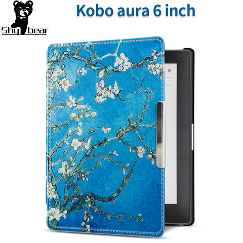 Coque pour Kobo aura 6 pouces, 2013, coque pour e-book 6 pouces N514, film de protection + stylet ► Photo 1/6