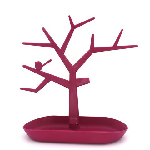 Haute qualité en forme d'arbre vitrines en plastique support coffret à bijoux à compartiments pour bijoux accessoires faits à la main en gros ► Photo 1/6