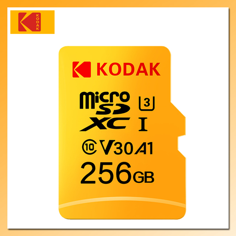KODAK Micro SD 128 go 256 go 512 go carte mémoire Flash 32 go 64 go U1 TF carte 4K classe 10 tarjeta carte Micro SD U3 UHS-I 16 go microsd ► Photo 1/6