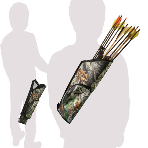 Recurve – support de flèche en fibre de verre, carquois et arbalète, sac composé pour tir à l'arc, flèches pour la pratique de la chasse ► Photo 1/6