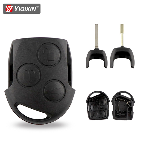 YIQIXIN 3 boutons à distance remplacement voiture clé coque pour Ford Mondeo Focus 2 3 Festiva Fiesta Transit voiture clé avec FO21 HU101 ► Photo 1/6