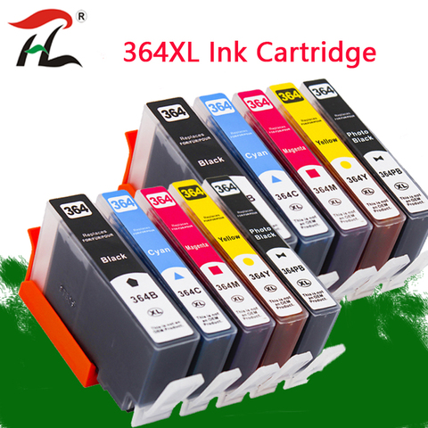 Cartouche d'encre 364 et 364 XL pour imprimante HP, pour appareil 3070A, 3520, 3522, 4620, 4622, 5511, 5512, 5514, 5515, 5520, 5522, 5524, pour appareil d'impression ► Photo 1/6