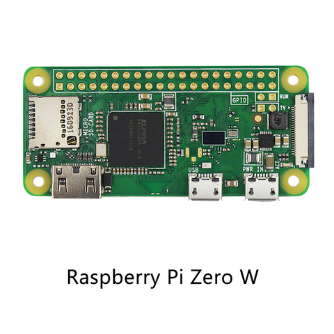 Carte d'origine Raspberry Pi zéro W 1GHz CPU 512 mo de RAM avec WI-FI intégré et Bluetooth RPI 0 W ► Photo 1/6