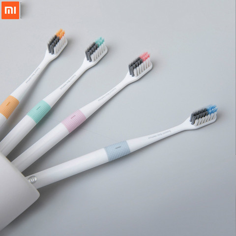 Xiaomi Youpin Doctor B brosse à dents basse méthode Sandwish-lit meilleur fil de brosse 4 couleurs dont 1 boîte de voyage pour la maison intelligente ► Photo 1/6