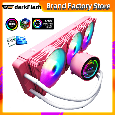 Darkflash – refroidisseur d'eau DX 120/240/360, refroidisseur de processeur ARGB, radiateur liquide, LGA 2066/1155/2011/AM3 +/AM4 AMD ► Photo 1/6