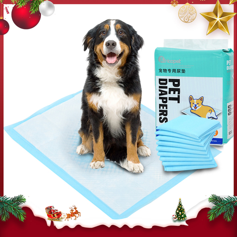 HOOPET coussinets de dressage pour animaux de compagnie couche Super absorbante pour chiens chien et chiot tampons anti-fuite avec Surface à séchage rapide produits pour chiens ► Photo 1/6