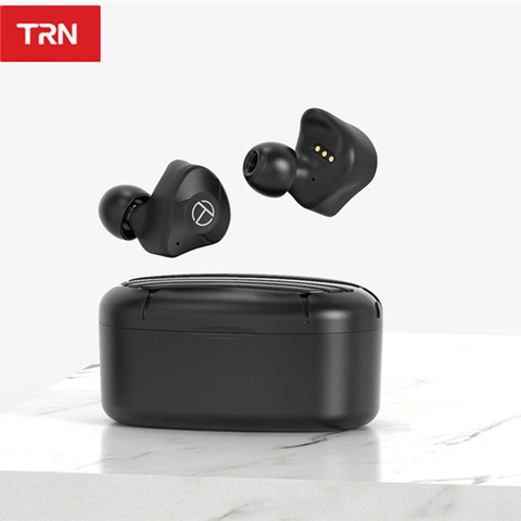 Écouteurs intra-auriculaires sans fil Bluetooth 5.2, oreillettes de sport, 2BA + 1DD, APTX HIFI, TRN VX E12 MTW100 T200 ► Photo 1/6