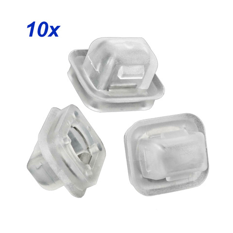 10 pièces 51418215806 Nylon plastique Rivets pour BMW E38 E39 E46 E90 E91 E92 E93 E53 voiture porte panneau attache Clips intérieur garniture panneau accoudoir retenue ► Photo 1/6