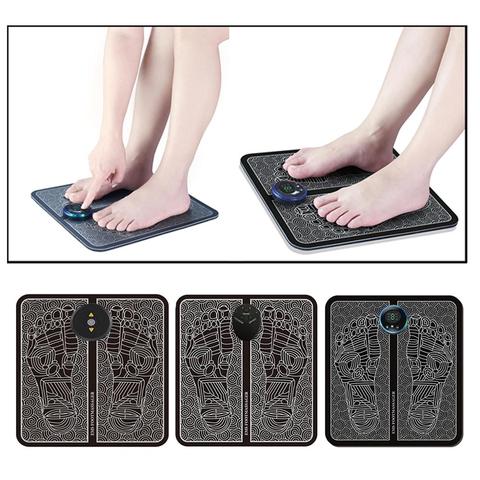 Tapis de Massage des pieds électrique EMS masseur des pieds coussin stimulateur musculaire des pieds améliorer la Circulation sanguine soulager les douleurs ► Photo 1/6