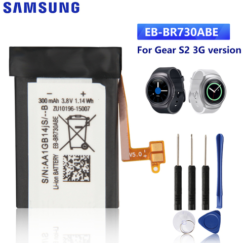 SAMSUNG – batterie de remplacement originale, EB-BR730ABE mah, pour Samsung Gear S2 3G R730 SM-R735T SM-R730A SM-R735V SM-R730T SM-R730S 300 ► Photo 1/6