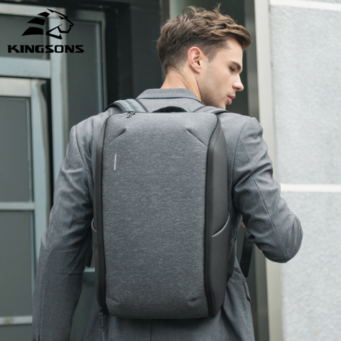 Kingsons multifonction hommes 15 pouces sacs à dos d'ordinateur portable mode étanche voyage sac à dos Anti-voleur mâle Mochila sacs d'école chaud ► Photo 1/6