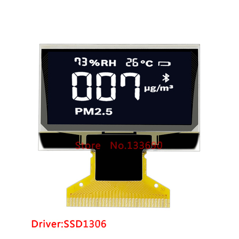 Module d'affichage OLED 1.3 pouces, avec résolution 128x64, blanc sur noir, Interface SPI/parallèle/I2C, pilote UG-2864KSWLG01 SSD1306 ► Photo 1/2