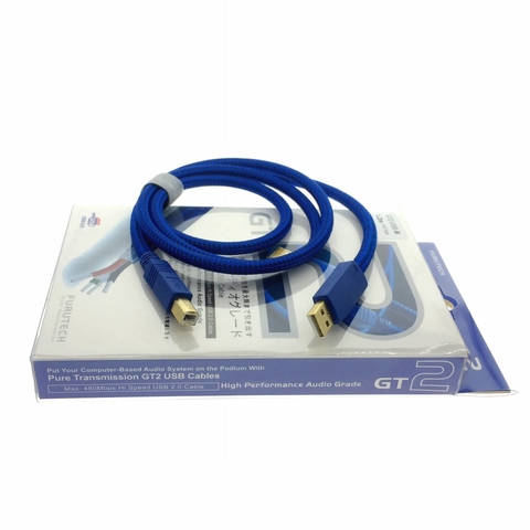Furutech – câble audio en cuivre plaqué argent, câble USB 2.0/usb-b A-B, OCC, GT2 ► Photo 1/6
