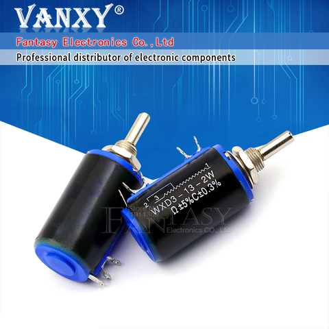 Potentiomètres sans fil, 1 pièce, WXD3-13-2W 100 200 220 470 1K 680 K 2.2K 3.3K 4.7K 10K 22K 33K 47K 5.6K Ohm 6.8 2W ► Photo 1/5
