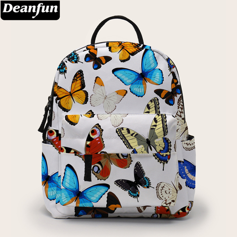 Deanfun – Mini sac à dos imprimé papillon pour femme, cartable d'école étanche, à la mode, cadeau, MNSB-24 ► Photo 1/6