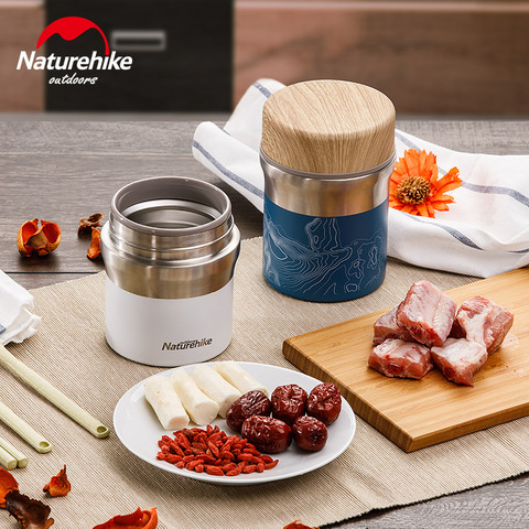 Naturehike – bouteille de soupe en acier inoxydable 316, très longue, isolée, sous vide, bouilloire, gobelet braisé, biche alimentaire ► Photo 1/1