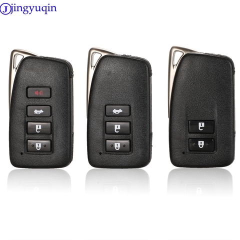 Jingyuqin – coque de clé télécommande 2 3 4 boutons, pour LEXUS ES350 IS/ES/GS/NX/RX/GX GS300 GS350 IS250 ES250 NX200 ► Photo 1/6