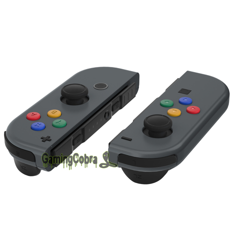 Remplacement bricolage coloré ABXY boutons Directions clés Kits de réparation avec outils pour NS Switch Joy-Con ► Photo 1/5