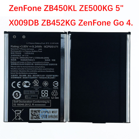 Batterie 2400mAh C11P1428, pour Asus ZE500kl Zenfone 2 Laser ZE500KG Z00ED, téléphone portable avec numéro de suivi, nouveau ► Photo 1/6