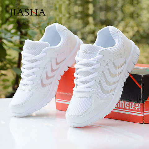 Femmes chaussures 2022 nouvelle mode tenis feminino léger respirant maille blanc chaussures femme chaussures décontractées femmes baskets livraison rapide ► Photo 1/6