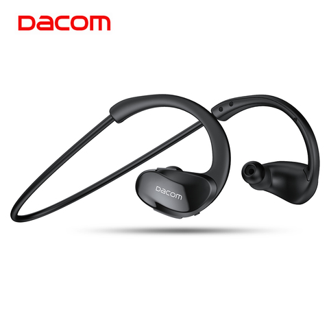 Dacom athlète sport casque sans fil IPX5 étanche Bluetooth écouteurs en cours d'exécution casque tête oreille téléphones avec mains libres micro ► Photo 1/6