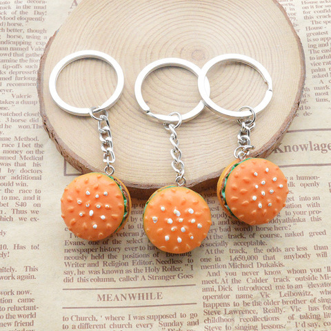 1 pièces mignon Mini Simulation alimentaire porte-clés résine gâteau porte-clés cadeau pendentif accessoires porte-clés bijoux YS-261 ► Photo 1/6