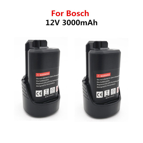 1/2/5 pièces BAT411 Outils Électriques Batterie Pour Bosch 10.8V 3000mAh Li-ion Perceuse 2 607 336 013, 2 607 336 014 2 607 336 333 12V 3.0Ah ► Photo 1/3