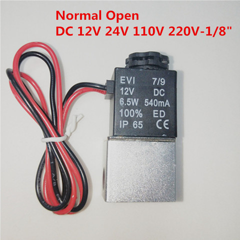 Électrovanne cc 12V 24V 110V 220V 380V 1/8 