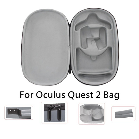 Sac de protection pour casque de jeu Oculus Quest 2 VR, boîte de rangement d'accessoires, en EVA dur ► Photo 1/6