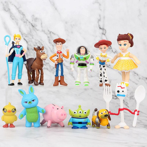 Jouet Storys 4 dessin animé Figure jouet 2022 Woody Buzz Lightyear Jessie forky poupée action figure enfants cadeau ► Photo 1/5