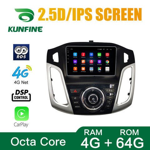 Autoradio Android 2012, Octa Core, DVD, Navigation GPS, lecteur sans pont, stéréo, unité centrale, pour voiture FORD Focus (2022 – 10.0) ► Photo 1/6