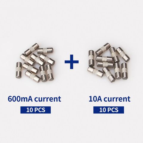 Fusibles en céramique pour multimètre Instrument 600mA 10A, 20 pièces/10 pièces, prise britannique en céramique G8TB ► Photo 1/5