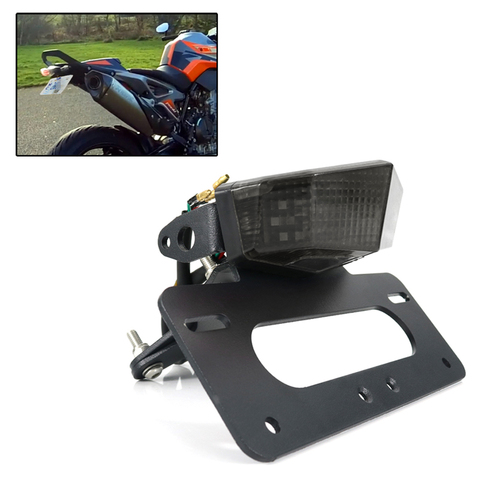 Ajustement Pour KTM 790 Duc 2022 890 Duke R 2022 Moto Arrière Queue Rangée D'éliminateur D'amortisseur De Kit de Support De Plaque D'immatriculation Support ► Photo 1/6