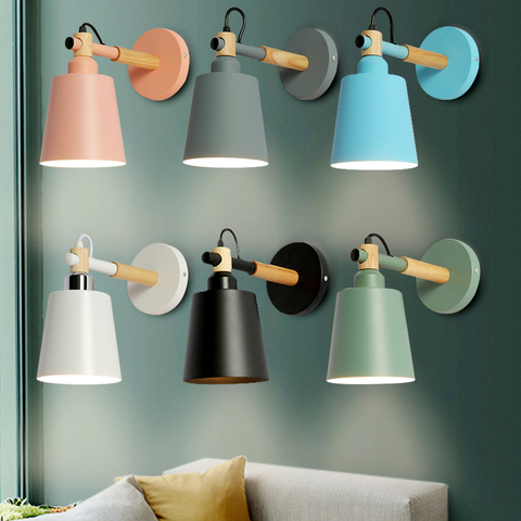 Chevet moderne mur LED lampe chambre mur LED luminaire nordique contemporain applique murale lampe Wandlamp ► Photo 1/6