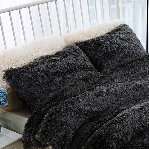 Chaud élégant confortable taie d'oreiller en peluche Super doux longue Shaggy fausse fourrure taie d'oreiller maison décorative dormir taies d'oreiller ► Photo 1/6