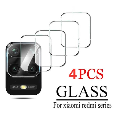 4 pièces caméra verre pour Xiaomi Redmi Note 9 9A 9C 9S 10T 8 8A 8T 5G Pro Max lentille Film de protection pour Xiaomi 9 Poco X3 M3 NFC Film ► Photo 1/6