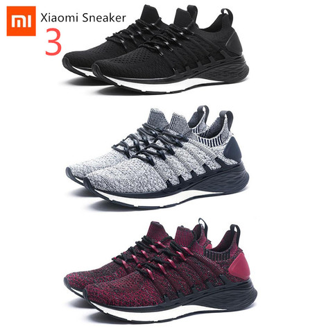 2022 XiaoMi Mijia Xiaomi chaussures 3 3th hommes Sport baskets confortable respirant lumière chaussures intelligentes Sports de plein air Goodyear caoutchouc ► Photo 1/6