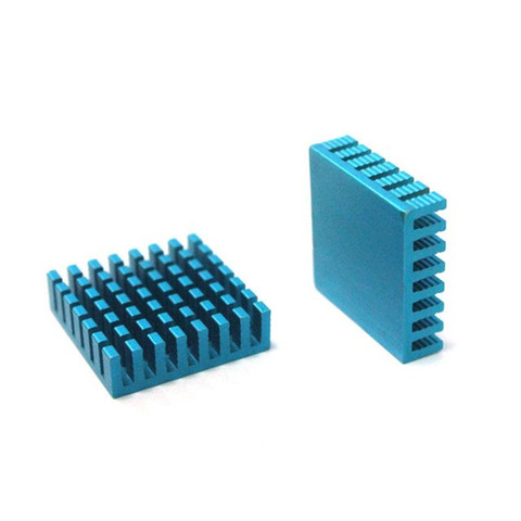 Dissipateur thermique en alliage d'aluminium, radiateur de puissance, 30mm, 28x28x8mm, puce CPU ► Photo 1/5