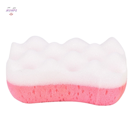 Éponge de bain multi-douche 14x8x6cm, 1 pièce, pour Massage, exfoliant, nettoyage du corps ► Photo 1/6