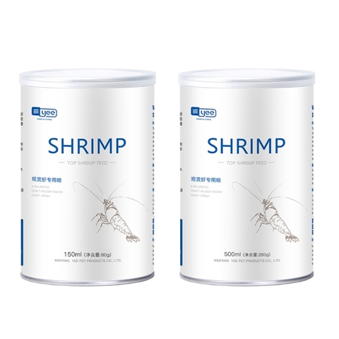 Crevettes pour Aquarium 150ml/500ml, aliments en cristal, saphir, aliments sains et délicieux pour crevettes glacées ► Photo 1/6