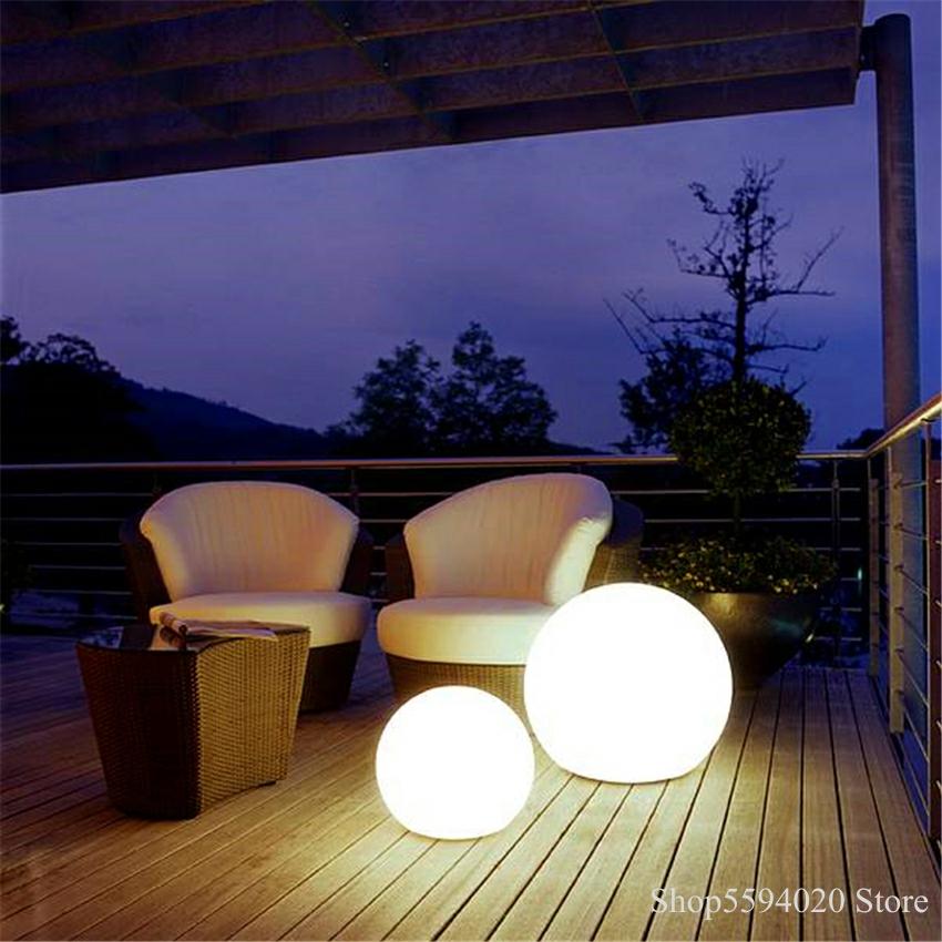 Moderne LED boule lampadaires décor à la maison lampe sur pied pour Salon Lampadaire De Salon chambre chevet éclairage extérieur lampes ► Photo 1/6