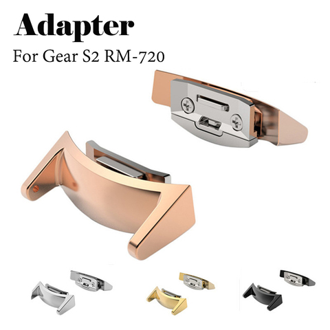 Adaptateur pour Samsung Gear S2 RM-720, connecteur de bracelet de montre en métal, adaptateur de connecteur remplaçable, 20mm pour Samsung Watch ► Photo 1/6