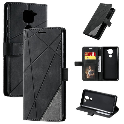 Coque de téléphone portable en cuir antichoc, étui à rabat pour Xiaomi Redmi Note 9T Note 9 Pro Poco X3 NFC F2 M3, 9S 8 T 7 A 8 T9 9A 9C ► Photo 1/6