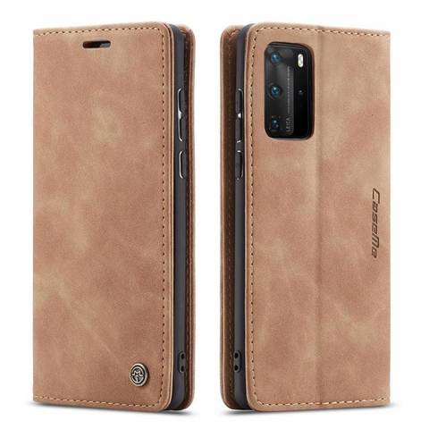 Coque de téléphone portable en cuir à rabat, étui de luxe pour huawei P20 P30 P40 Mate20 30 Pro Lite Nova 3e 4e 6se 7i P smart 2022 ► Photo 1/6